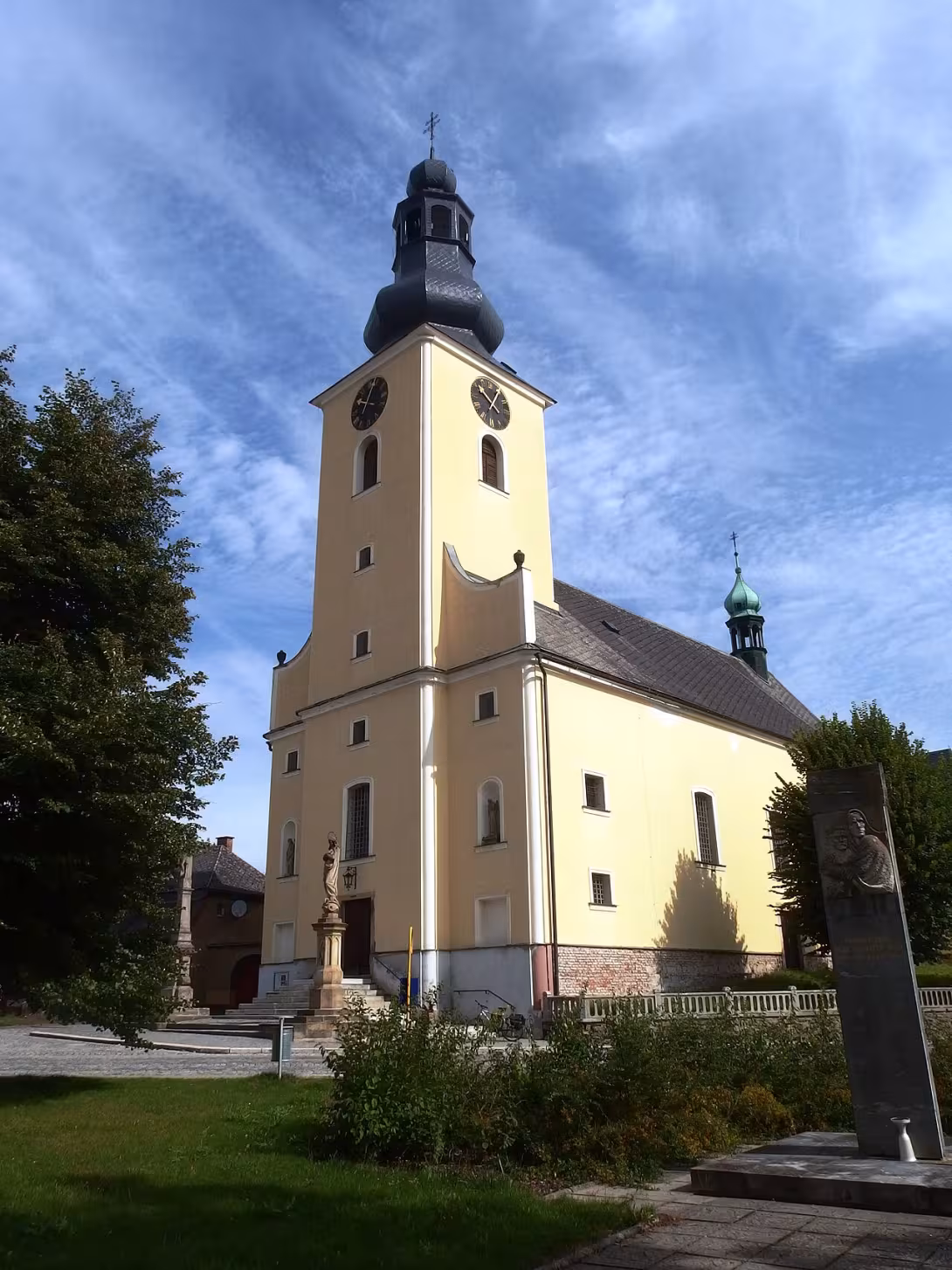 Today's view – Kostel svatého Prokopa (Loštice)