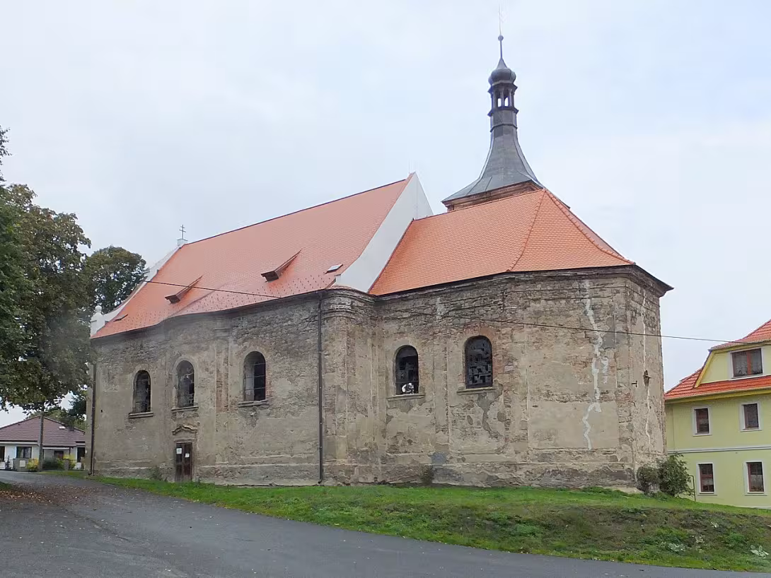 Dnešní pohled – Kostel svatého Prokopa (Lestkov)