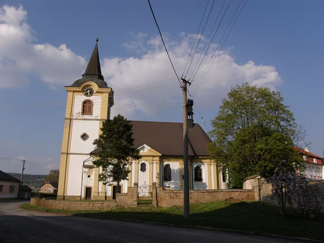 Dnešní pohled – Kostel svatého Prokopa (Sobčice)