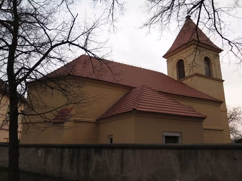 Dnešní pohled – Kostel svatého Prokopa (Černěves)