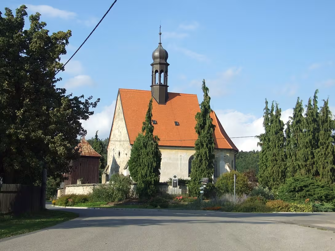 Dnešní pohled – Kostel svatého Prokopa (Nadslav)