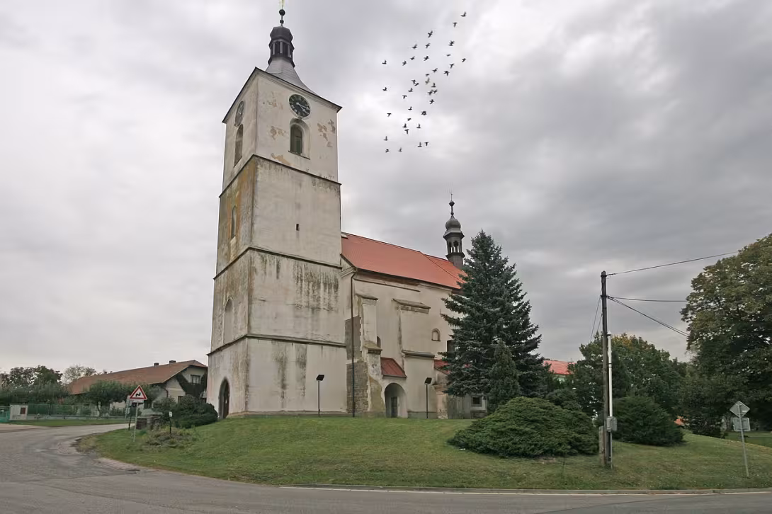 Dnešní pohled – Kostel svatého Prokopa (Starý Bydžov)