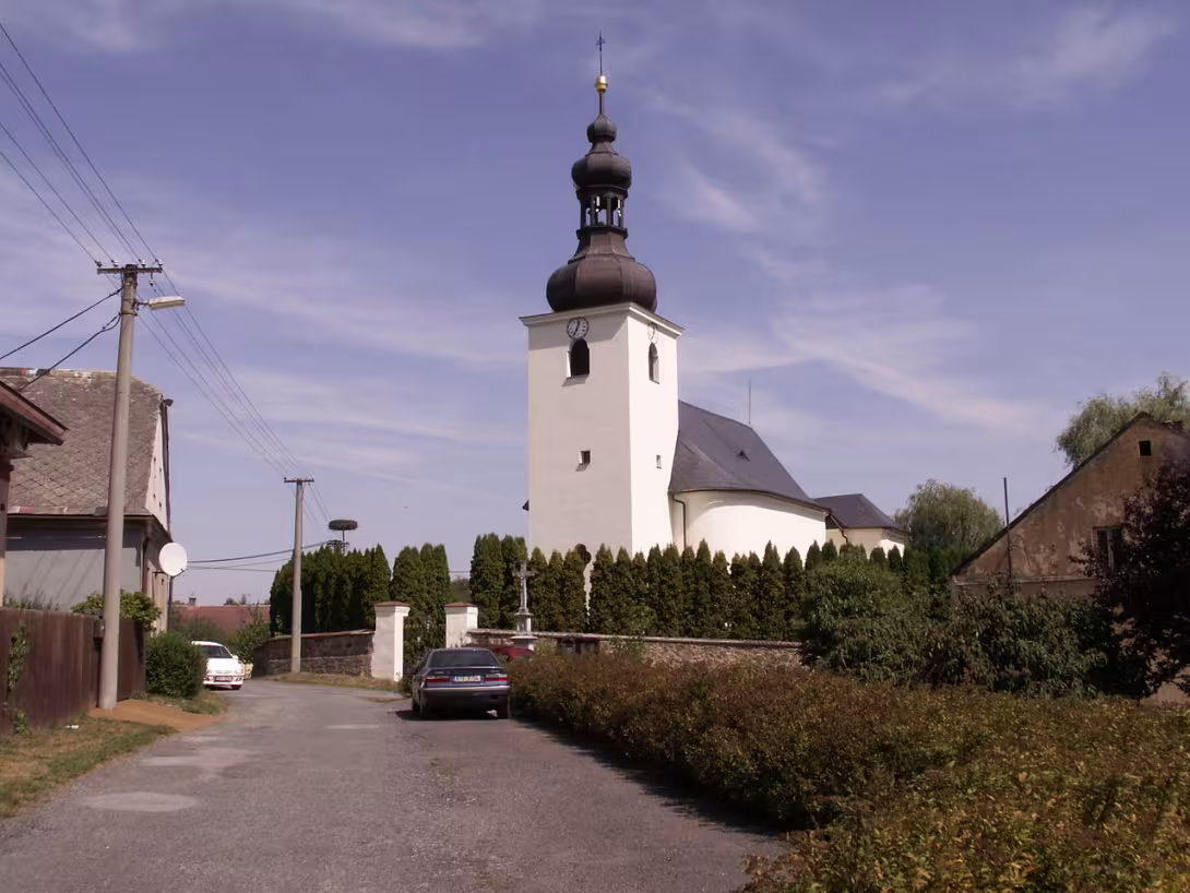 Dnešní pohled – Kostel svatého Urbana (Vysoká)