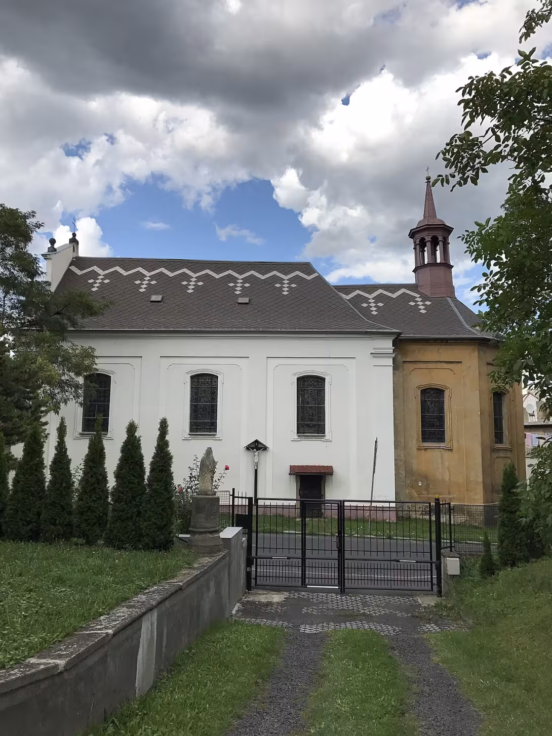 Dnešní pohled – Kostel svatého Valentina (Novosedlice)