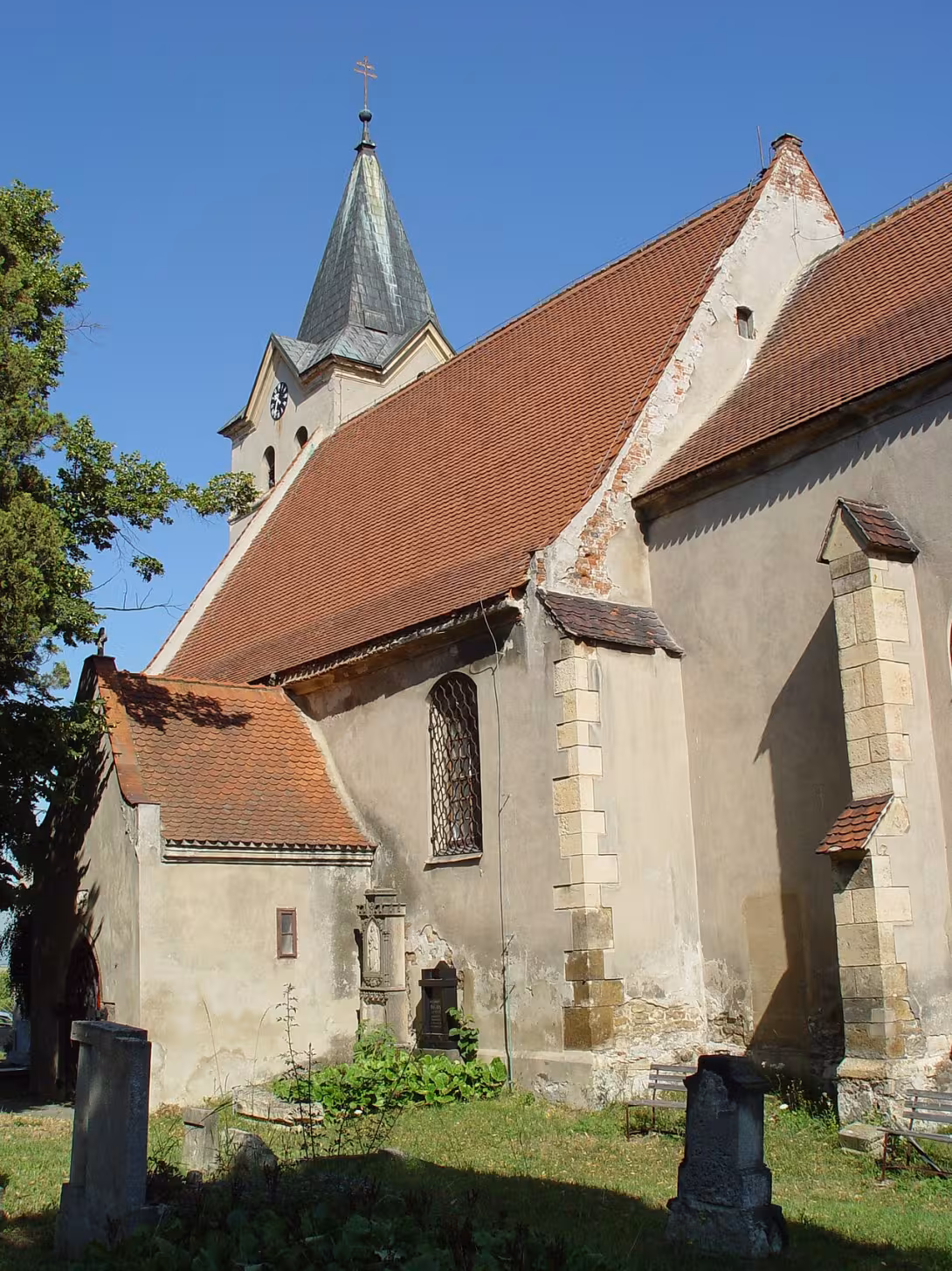 Dnešní pohled – Kostel svatého Vavřince (Havraň)