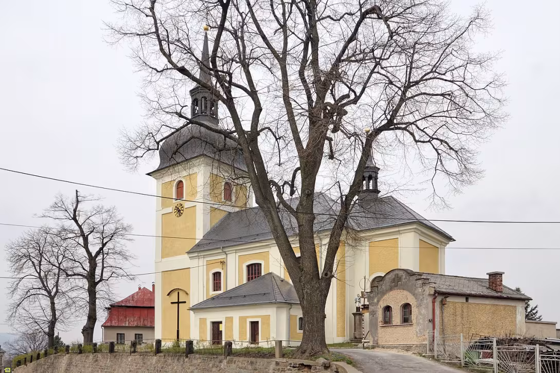 Heutige Ansicht – Kostel svatého Vavřince (Dlouhý Most)