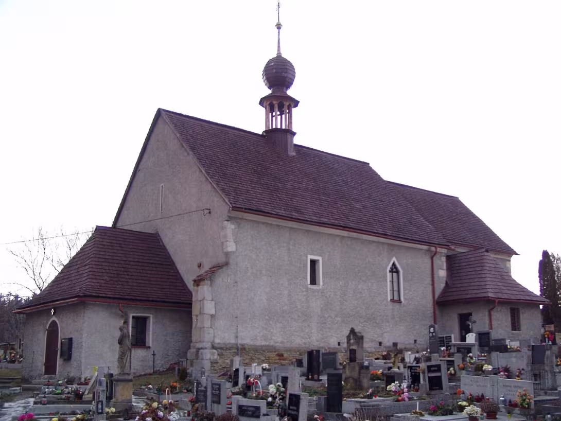 Dzisiejszy widok – Kostel svatého Václava (Václavice)