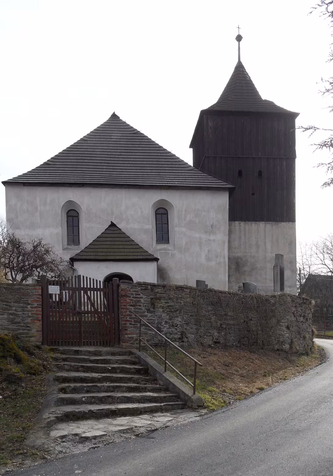 Today's view – Kostel svatého Václava (Dobřeň)