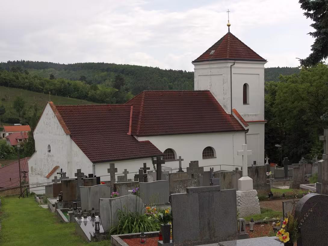 Today's view – Kostel svatého Václava (Lovčičky)