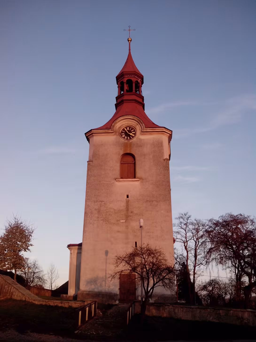 Dnešní pohled – Kostel svatého Václava (Číbuz)