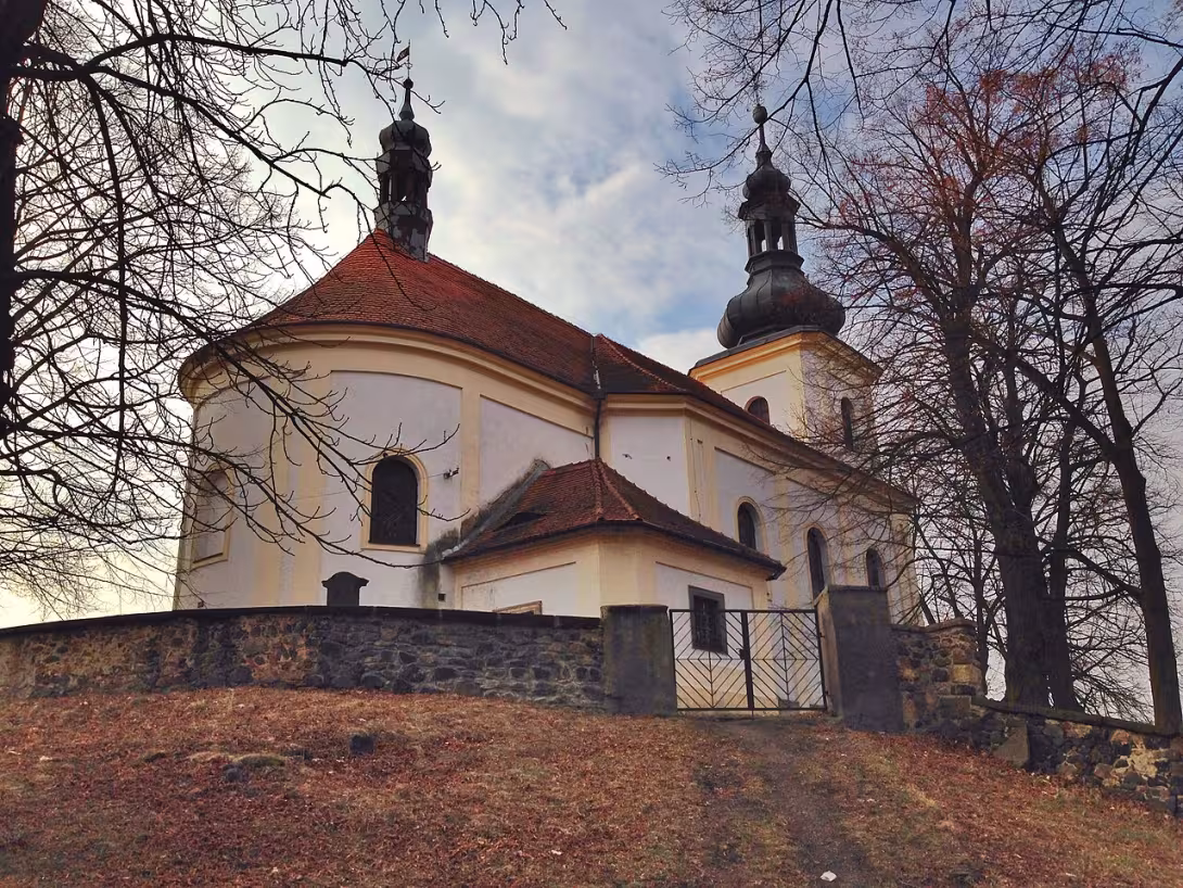 Dnešní pohled – Kostel svatého Václava (Skorotice)