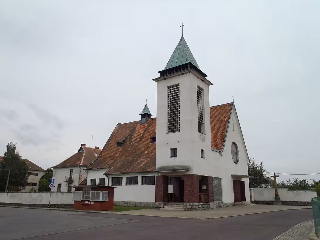 Dnešní pohled – Kostel svatého Václava (Bítov)