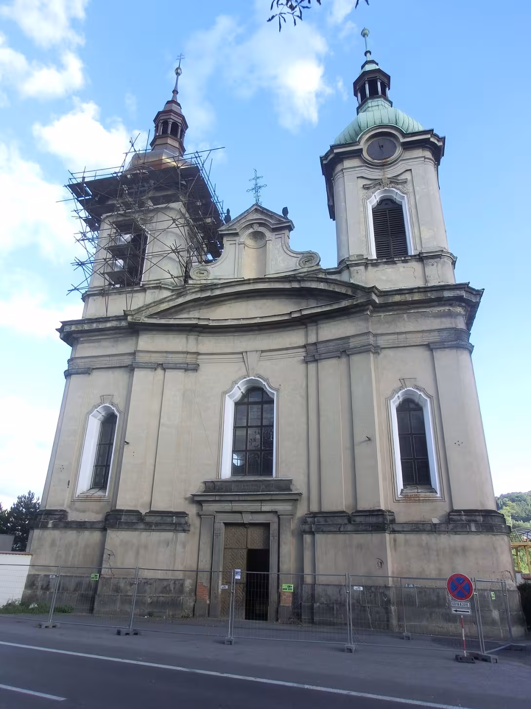 Dnešní pohled – Kostel svatého Václava (Děčín V-Rozbělesy)