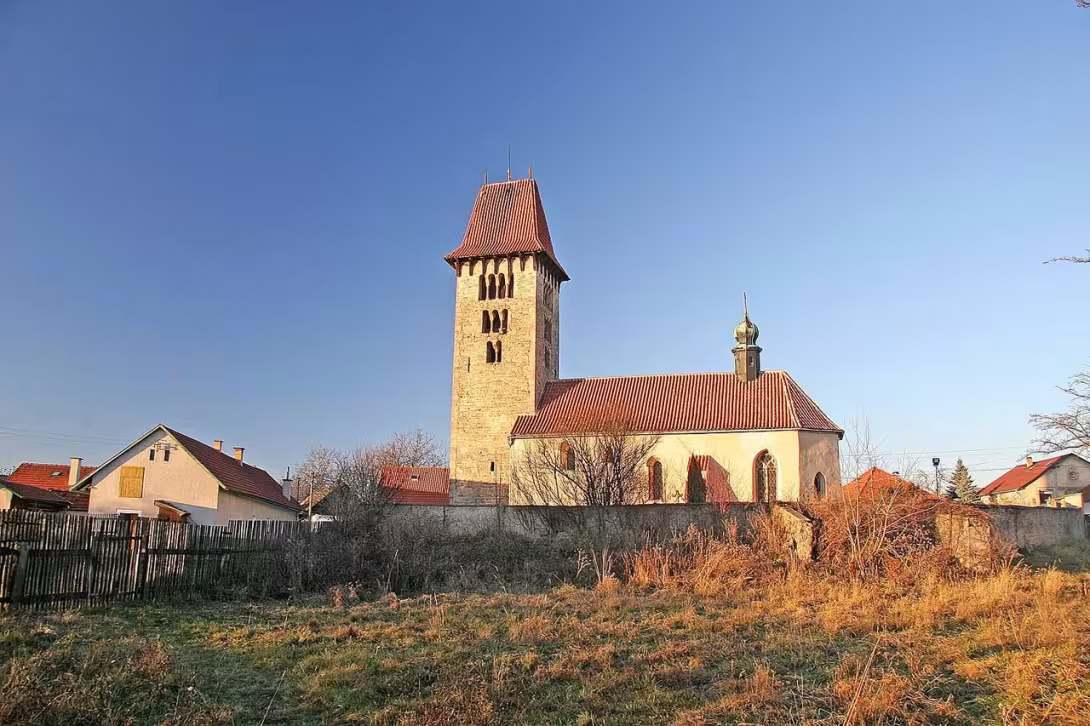 Dnešní pohled – Kostel svatého Václava (Chřenovice)