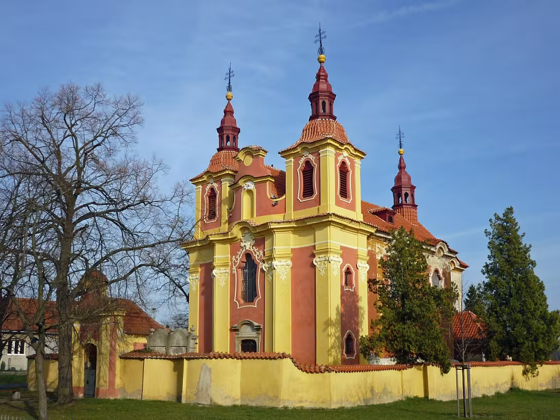 Dnešní pohled – Kostel svatého Václava (Nové Sedlo)