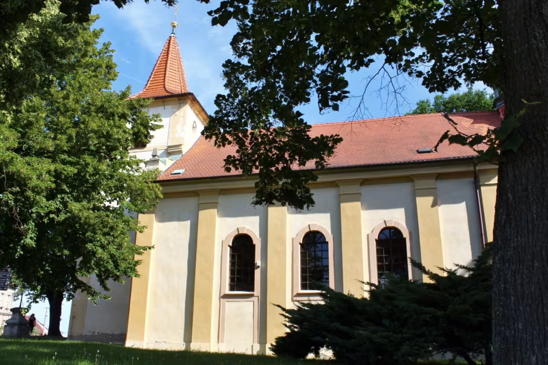 Dnešní pohled – Kostel svatého Václava (Stochov)