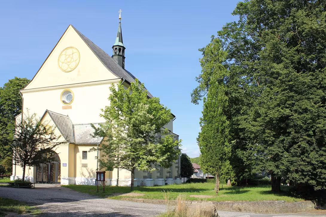 Dnešní pohled – Kostel svatého Václava (Rovensko pod Troskami)
