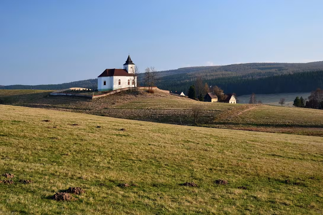 Today's view – Kostel svatého Václava (Kalek)