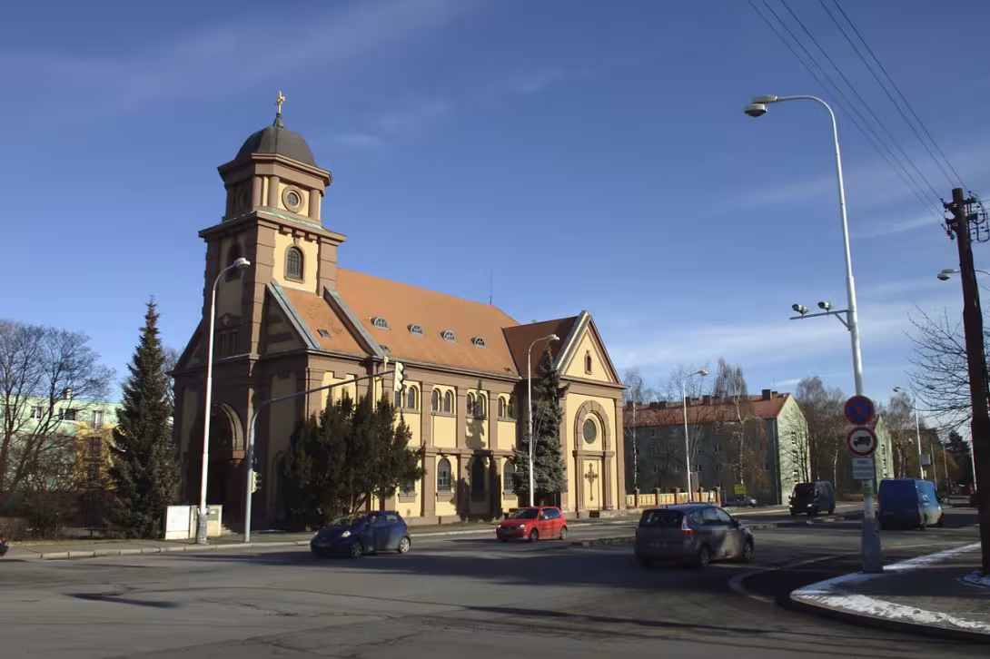 Dnešní pohled – Kostel svatého Václava (Rozdělov)