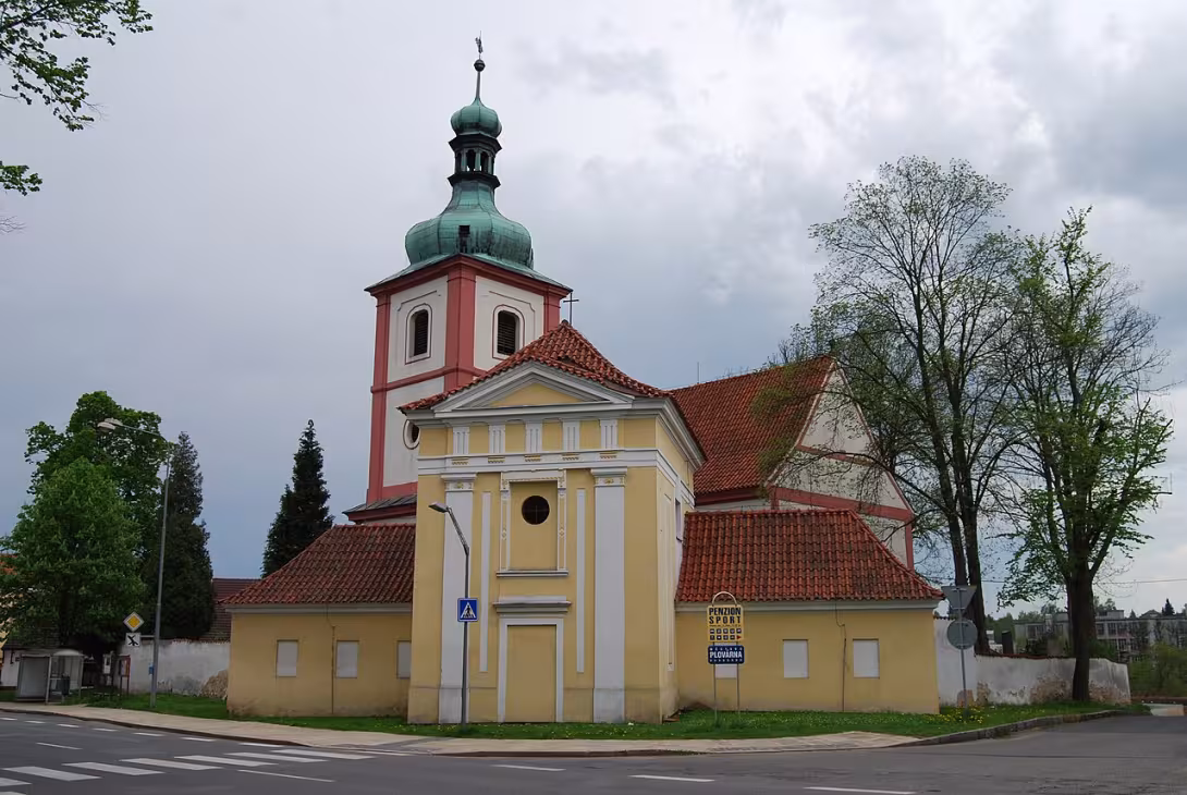 Dnešní pohled – Kostel svatého Václava (Písek)