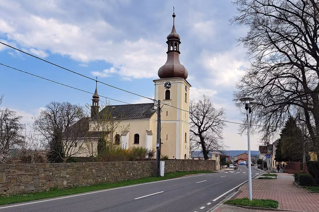Today's view – Kostel svatého Václava (Velká Polom)