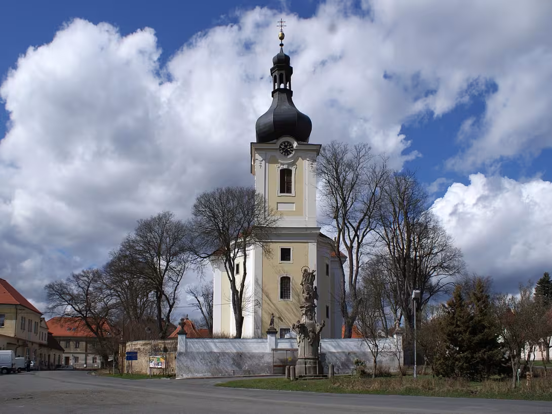 Heutige Ansicht – Kostel svatého Václava (Žinkovy)