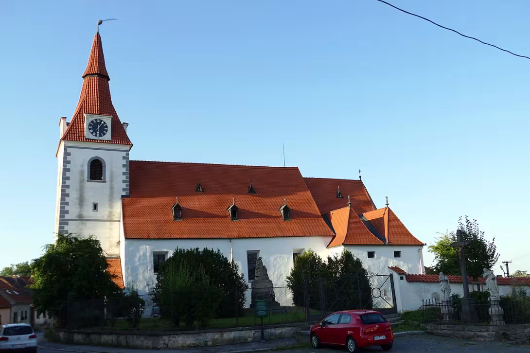 Dnešní pohled – Kostel svatého Václava (Netolice)