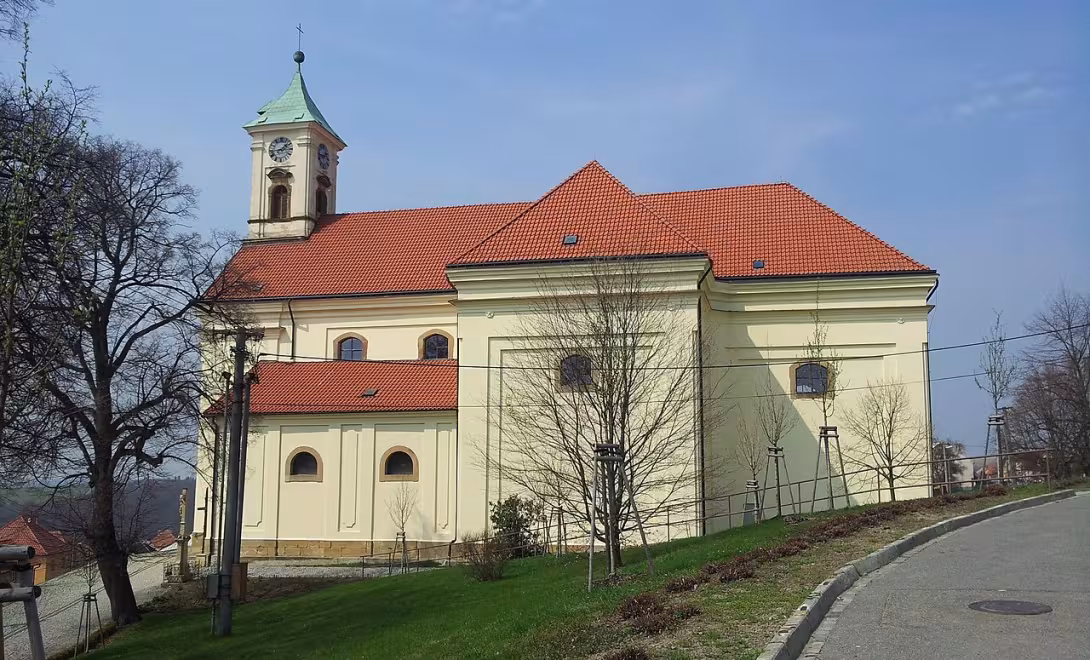 Heutige Ansicht – Kostel svatého Václava (Velký Ořechov)