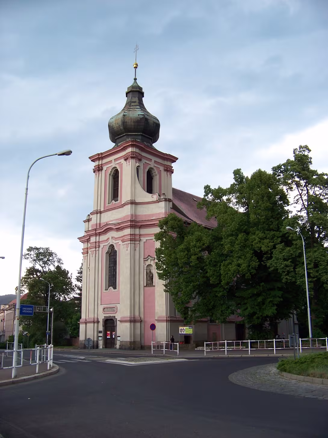 Dnešní pohled – Kostel svatého Václava a Blažeje