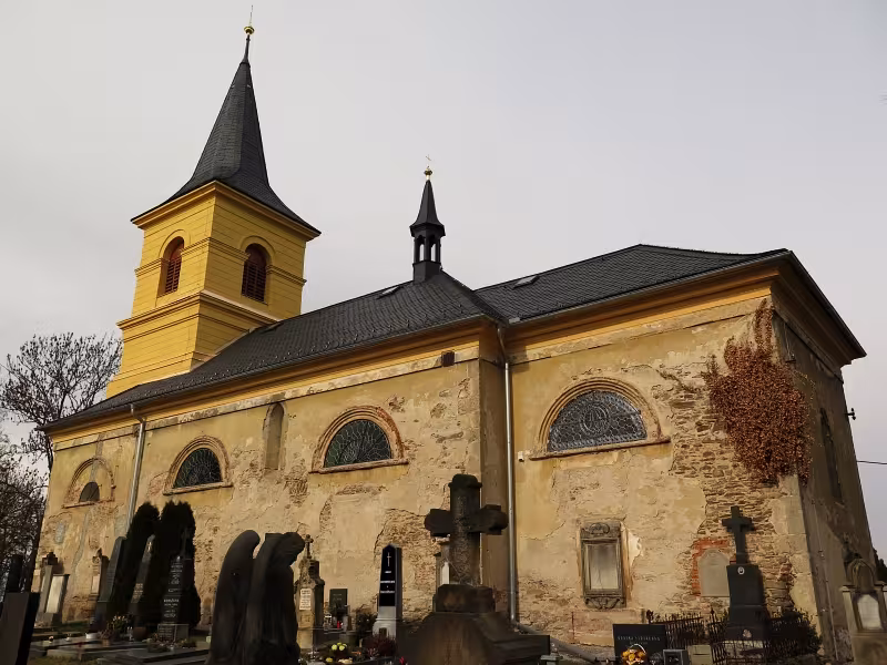 Dnešní pohled – Kostel svatého Václava a Božího Těla