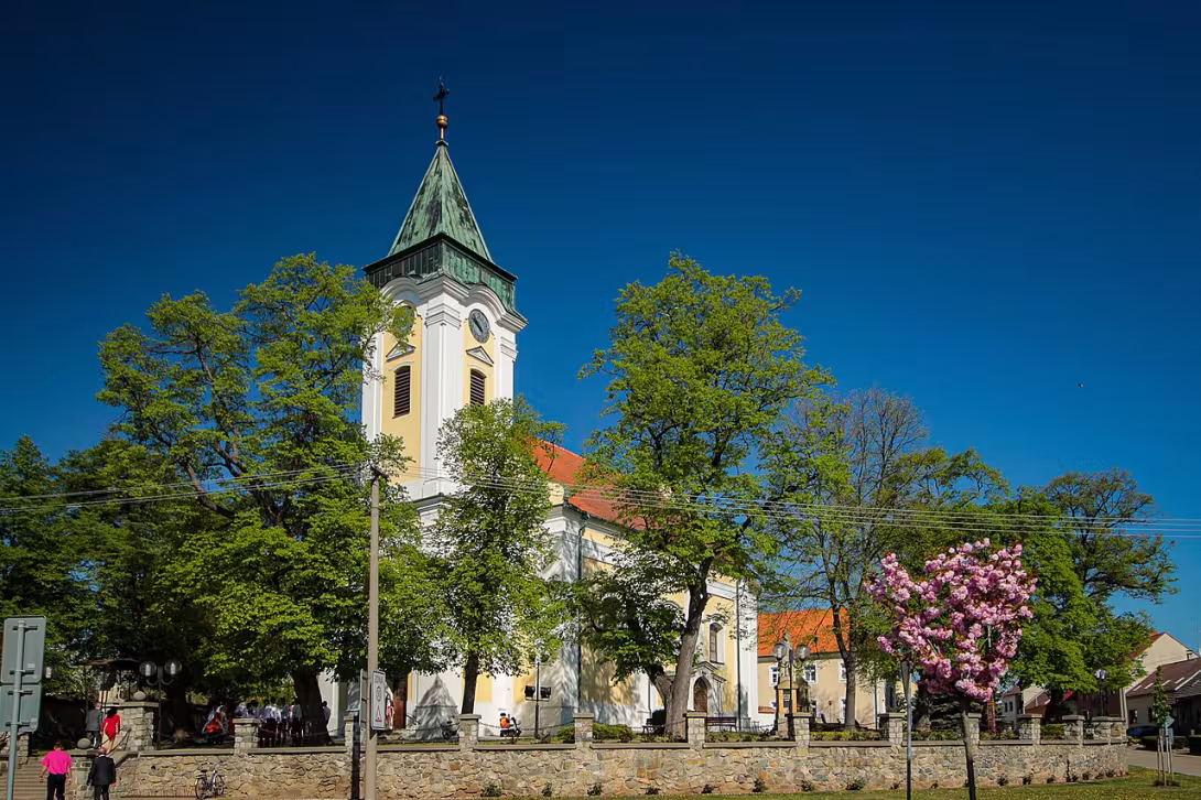 Dnešní pohled – Kostel svatého Václava v Dolních Bojanovicích
