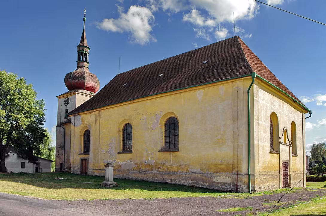 Dnešní pohled – Kostel svatého Víta (Trstěnice)