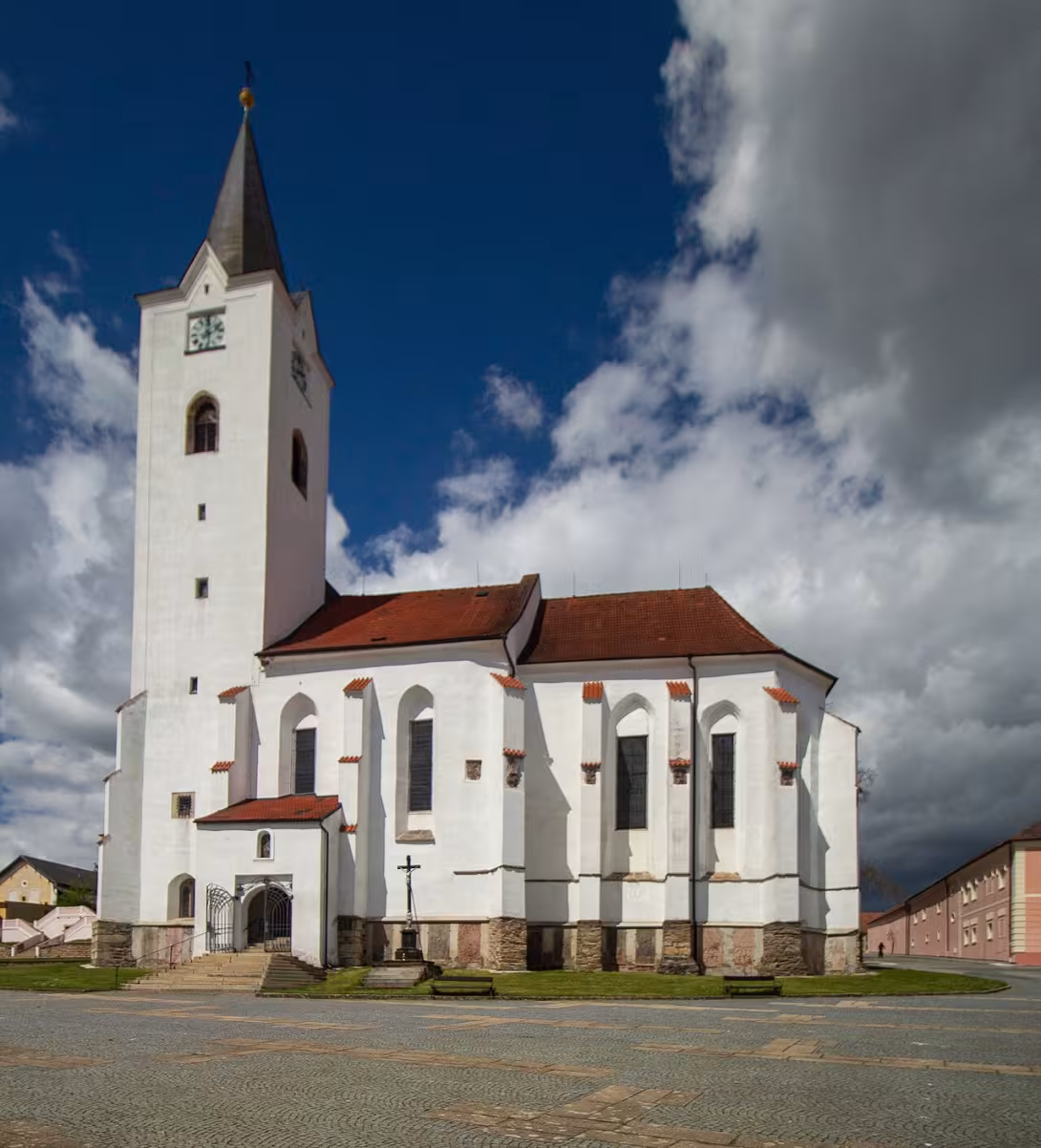 Dnešní pohled – Kostel svatého archanděla Michaela v Pacově