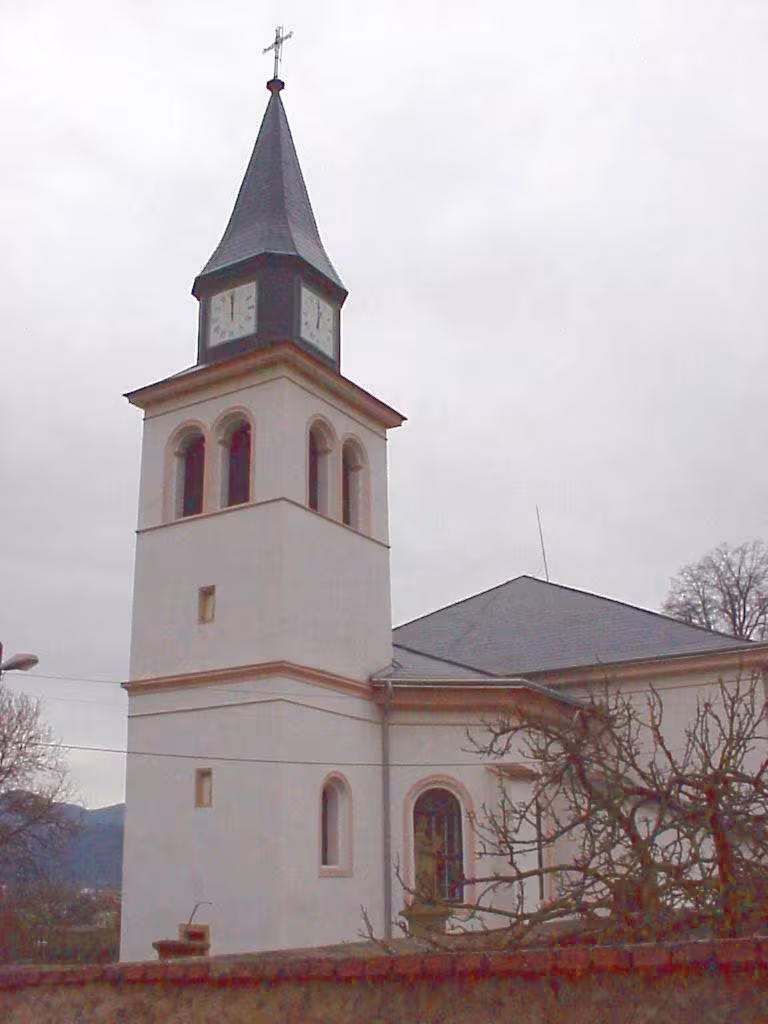 Dnešní pohled – Kostel svatého Šimona a Judy (Mojžíř)