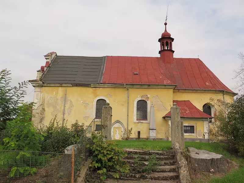 Today's view – Kostel svatého Štěpána (Řitonice)