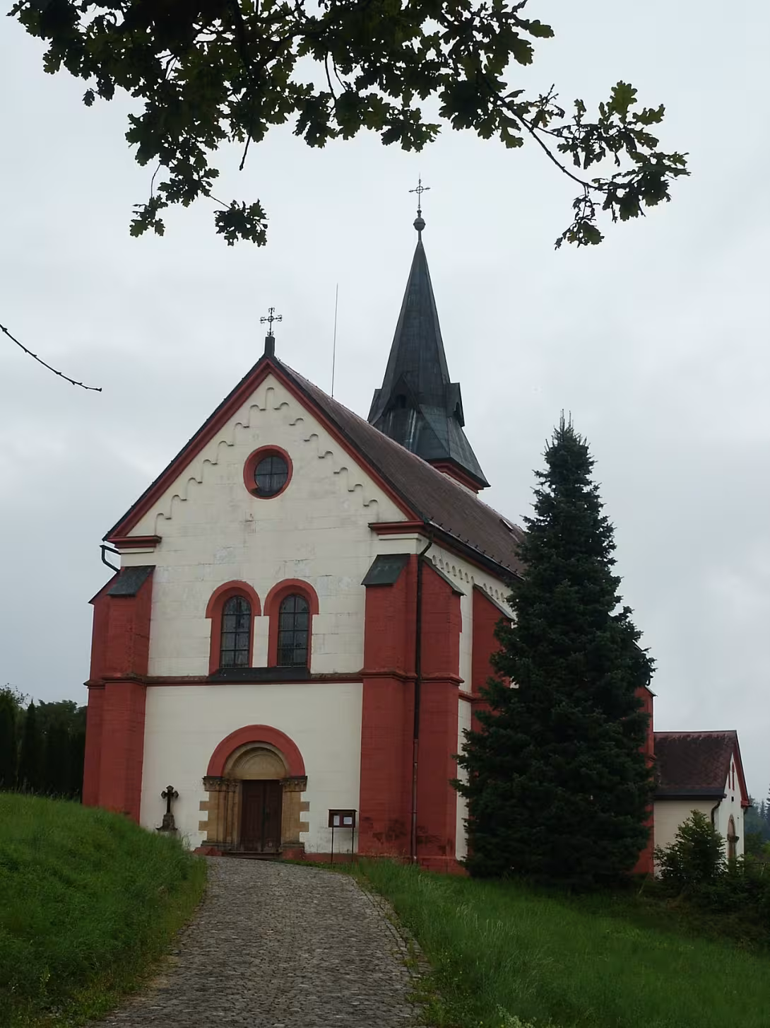 Today's view – Kostel svatých Andělů strážných (Vidochov)