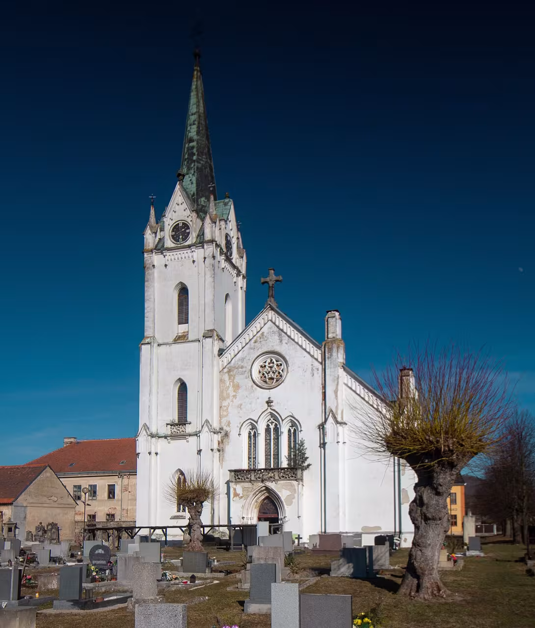 Dnešní pohled – Kostel svatých Fabiána a Šebestiána v Zákupech