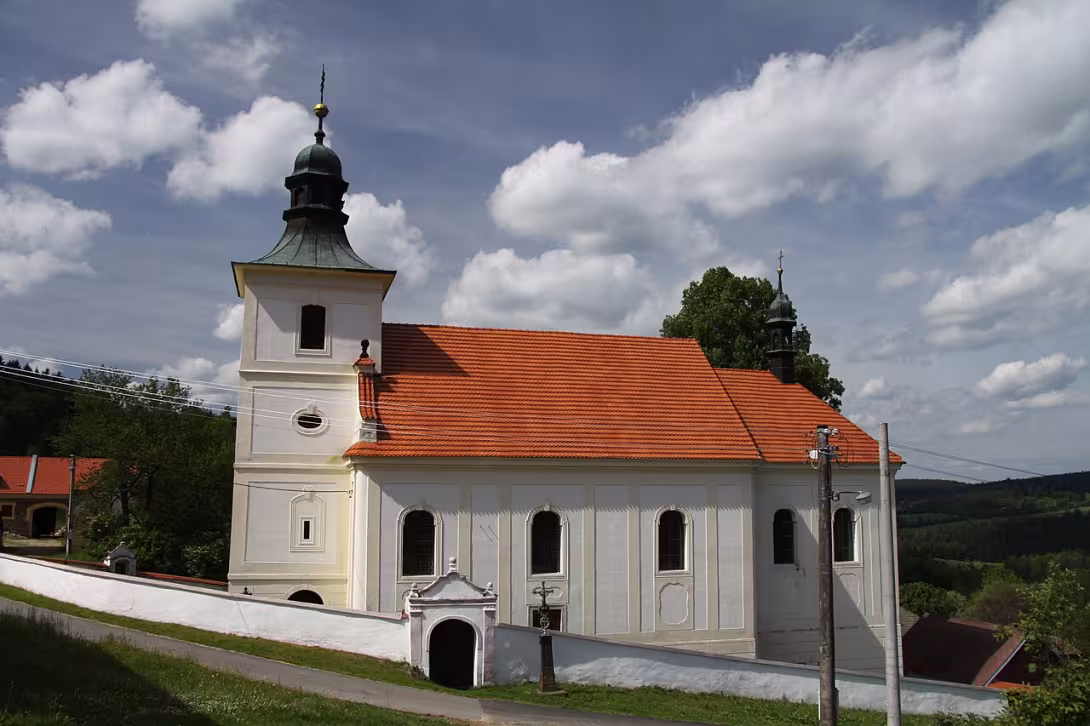 Heutige Ansicht – Kostel svatých Filipa a Jakuba (Frantoly)