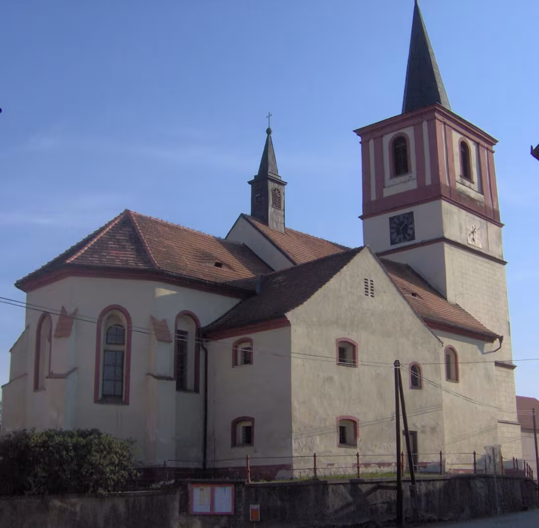 Dnešní pohled – Kostel svatých Petra a Pavla (Volenice)