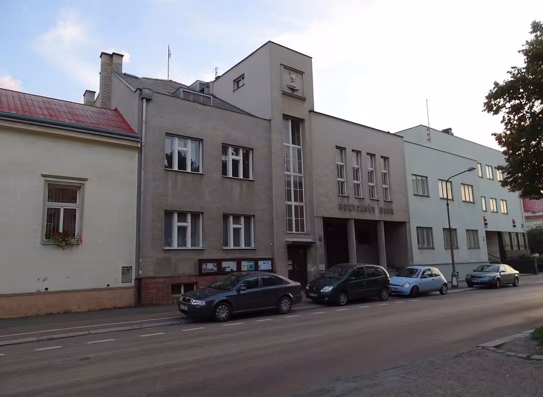 Dnešní pohled – Rokycanův sbor