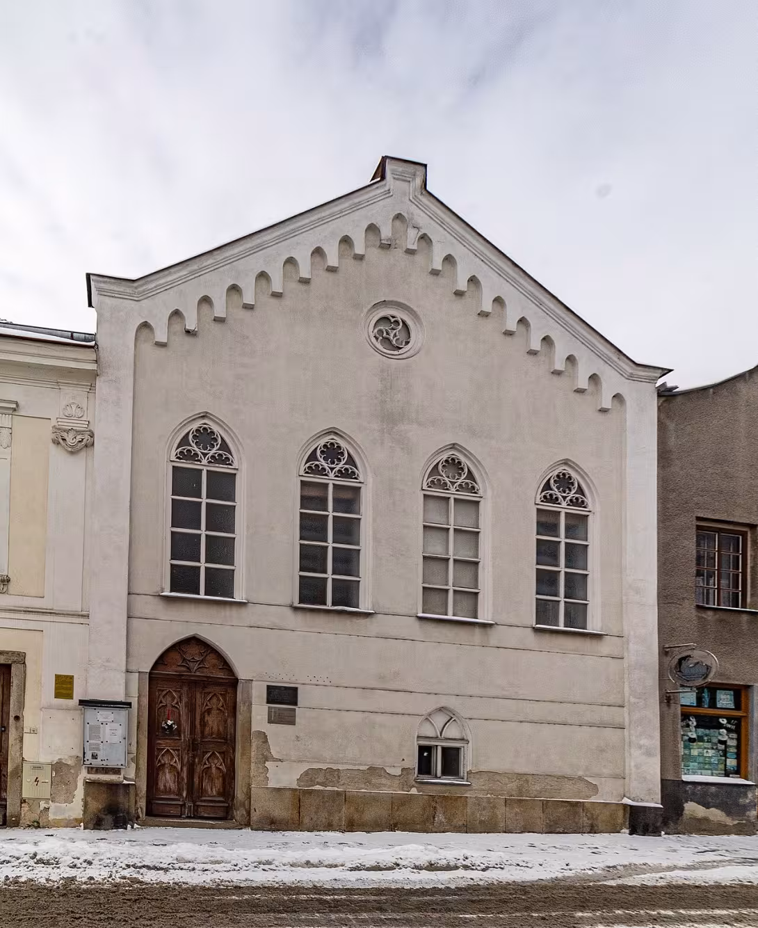 Dzisiejszy widok – Synagoga v Jindřichově Hradci