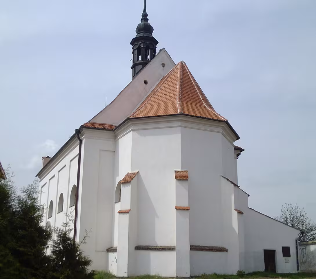 Dnešní pohled – chrám svaté Barbory (Dolní Kounice)