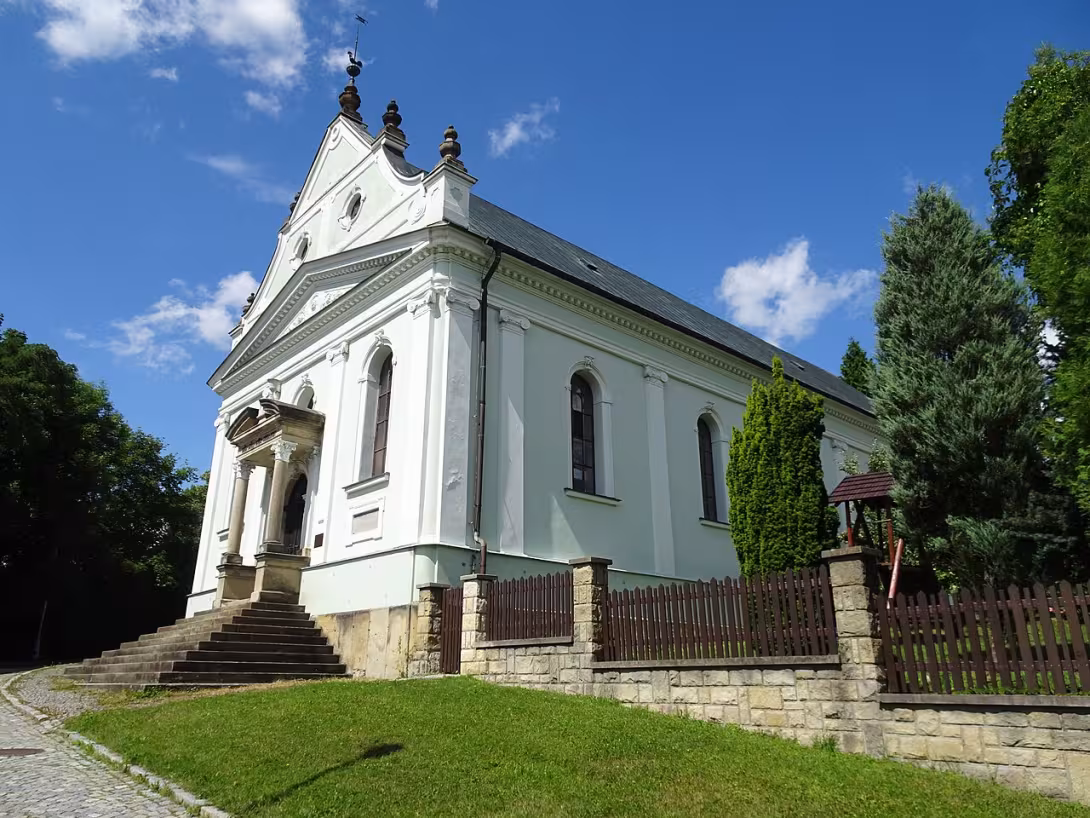 Dnešní pohled – evangelický kostel Horního sboru