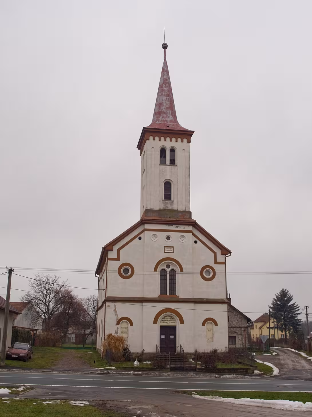 Dnešní pohled – evangelický kostel v Bukovce