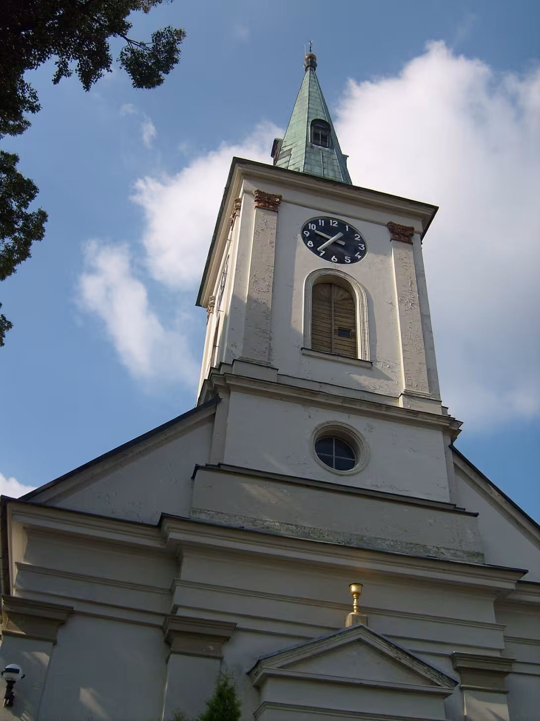 Dnešní pohled – evangelický kostel v Jimramově