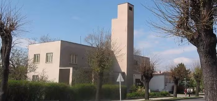 Dnešní pohled – evangelický kostel v Lounech