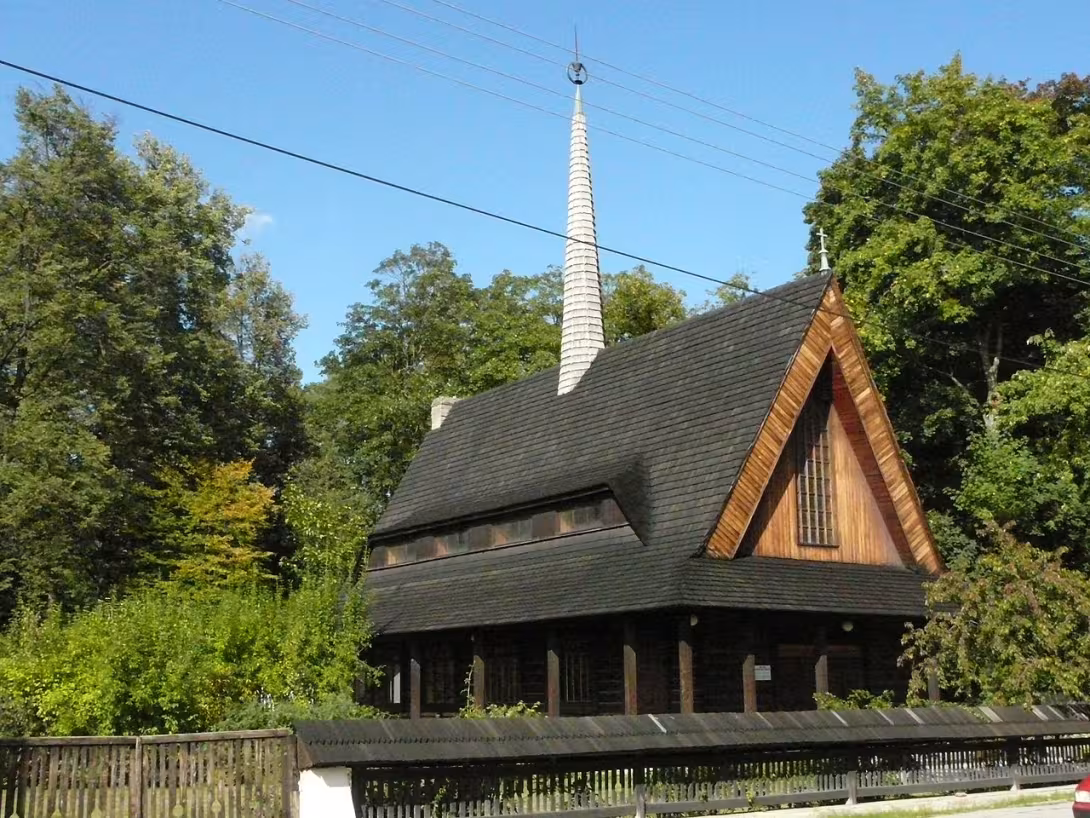 Dnešní pohled – evangelický kostel v Rožnově pod Radhoštěm