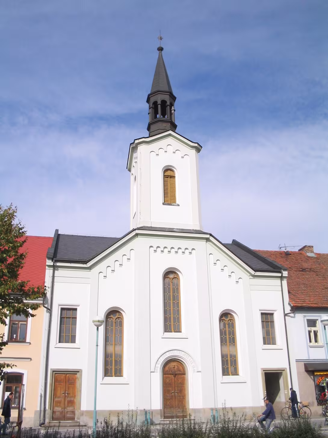 Heutige Ansicht – evangelický kostel v Třebechovicích