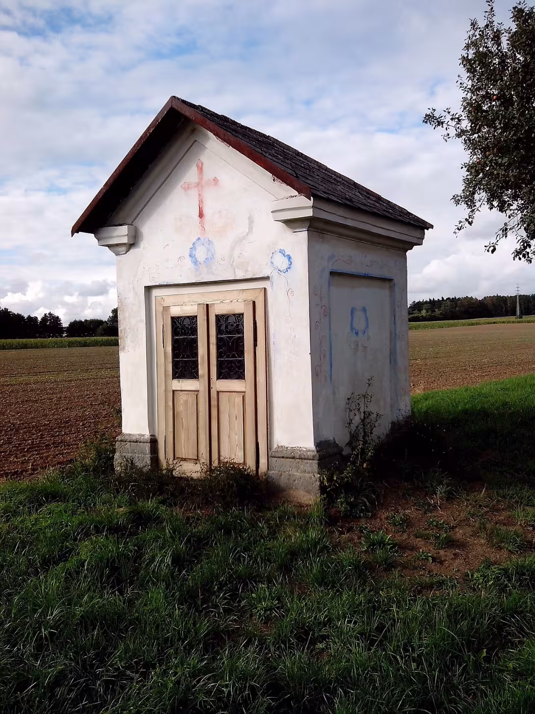 Dnešní pohled – kaple Bolestivé matky Boží