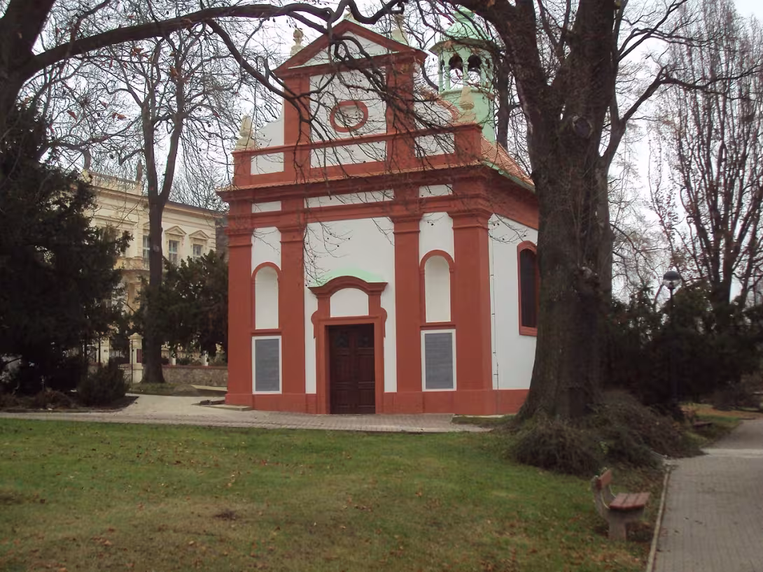 Dnešní pohled – kaple Nalezení svatého Kříže (Teplice)